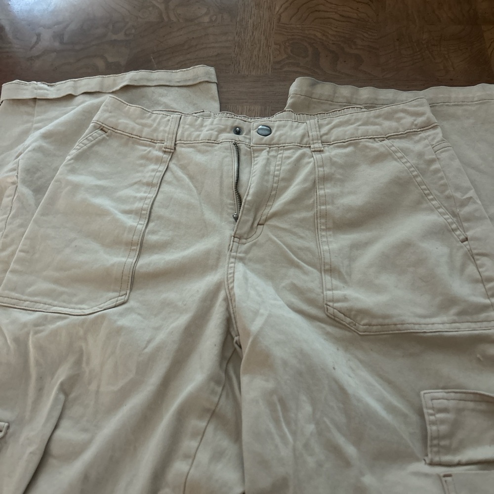 Wild Fable Tan Straight Leg Pants Casual Style